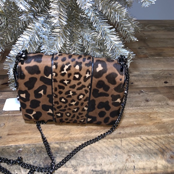 New Jimmy Choo Leopard Print Shoulder Bag - Picture 6 of 8